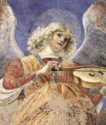 Angel Musician, Melozzo da Forli, hand painted oil reproduction